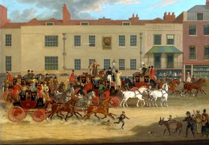 Courriers du Nord au Peacock, Islington - James Pollard